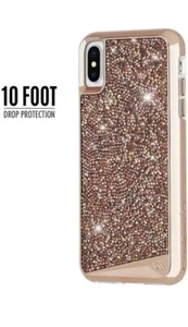 Case-Mate Brilliance Phone Case for Apple iPhone XS Max iPhone X - Rose Gold - Picture 1 of 19
