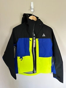 Nike ACG Gore Tex Misery Ridge Blue Rain Jacket Colorblock Women's S CV0598-015 - Picture 1 of 4
