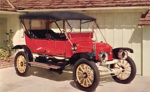 Stanley Steamer Touring Car Studebaker Dealership Syracuse Advertising Postcard - Picture 1 of 2