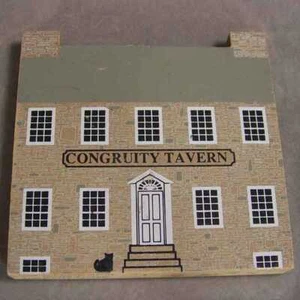Cat's Meow Village Serie V Congruity Tavern 1991 - Imagen 1 de 2