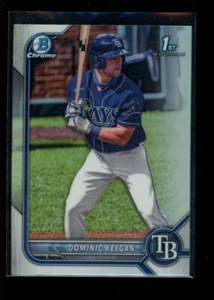 2022 Bowman Draft #BDC-9 Dominic Keegan Chrome Refractor - Picture 1 of 2