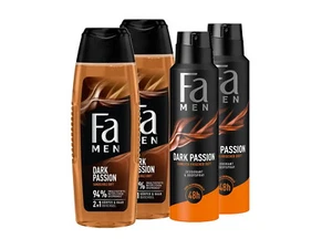 FA Duschgel 2x 250 ml & Deospray 2x 150 ml, Men Dark Passion, 4er Pack, Men - Bild 1 von 7