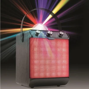 Stadium MusicBox Rechargeable Party Speaker - LED light show, USB, Bluetooth - Picture 1 of 11