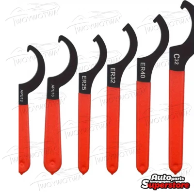 6x Für Motorrad Stoßdämpfer Federbein Schraubenschlüssel Einstellung Werkzeug DE - Bild 1 von 4