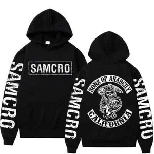 Tv Sons of Anarchy Hoodie Sweatshirts Mens Zipper Samcro Jax Warm Coat Jacket - Picture 1 of 34