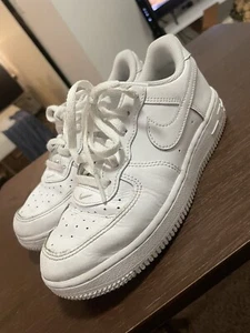 Nike Force 1 (PS) Size 2Y White/White-White 314193-117 Beautiful. - Picture 1 of 7