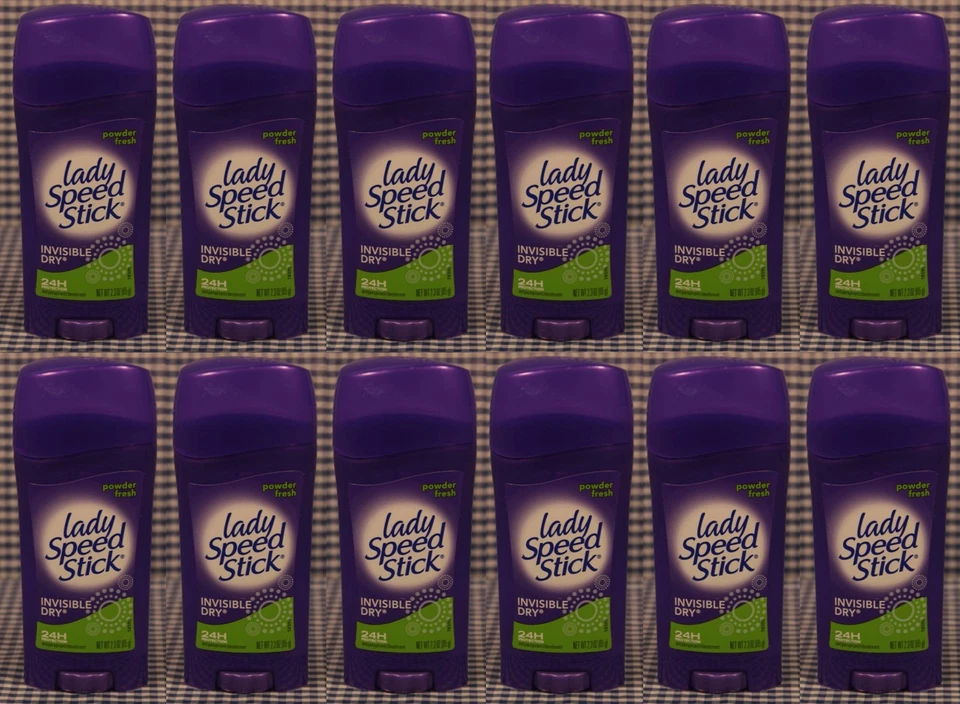 12 Lady Speed Stick POWDER FRESH Invisible Dry Antiperspirant Deodorant 2.3 oz  - image 1 of 1