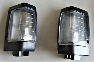FITS NISSAN D21 HARDBODY TRUCK MODEL 1993 97 FRONT CORNER SIDE LIGHT PAIR LH RH - Picture 1 of 6
