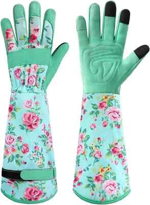 Guantes de jardinería para mujer Guantes de jardín de manga larga Damas Protección ligera para Foto 1 de 3