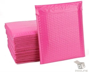 400 Pink Poly Bubble Padded Envelopes Self-Sealing Mailers 8.5X12 (Inner 8.5x11) - Picture 1 of 6
