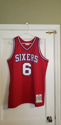 Camiseta deportiva 100 % auténtica Julius Erving Dr J Mitchell & Ness 82-83 76ers talla 44 grande Foto 1 de 4
