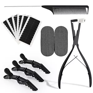 Klebeband in Haarverlängerungen Werkzeuge Kit Haarversiegelungszange/Klebebandlaschen für Verlängerungen - Bild 1 von 12