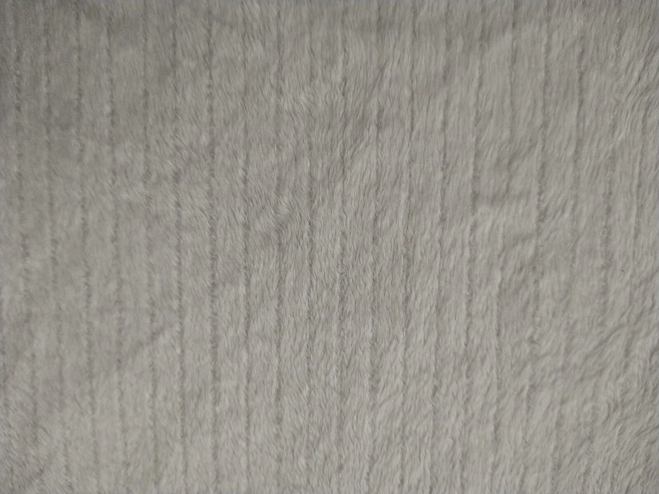 Plush Chenille Minky White 60" Wide Fabric by the Yard - Image 1 of 3