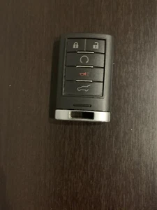 CADILLAC 5 BUTTON KEY FOB ENTRY REMOTE SMART KEY TRANSMITTER “18 YEARS ON EBAY” - Picture 1 of 2
