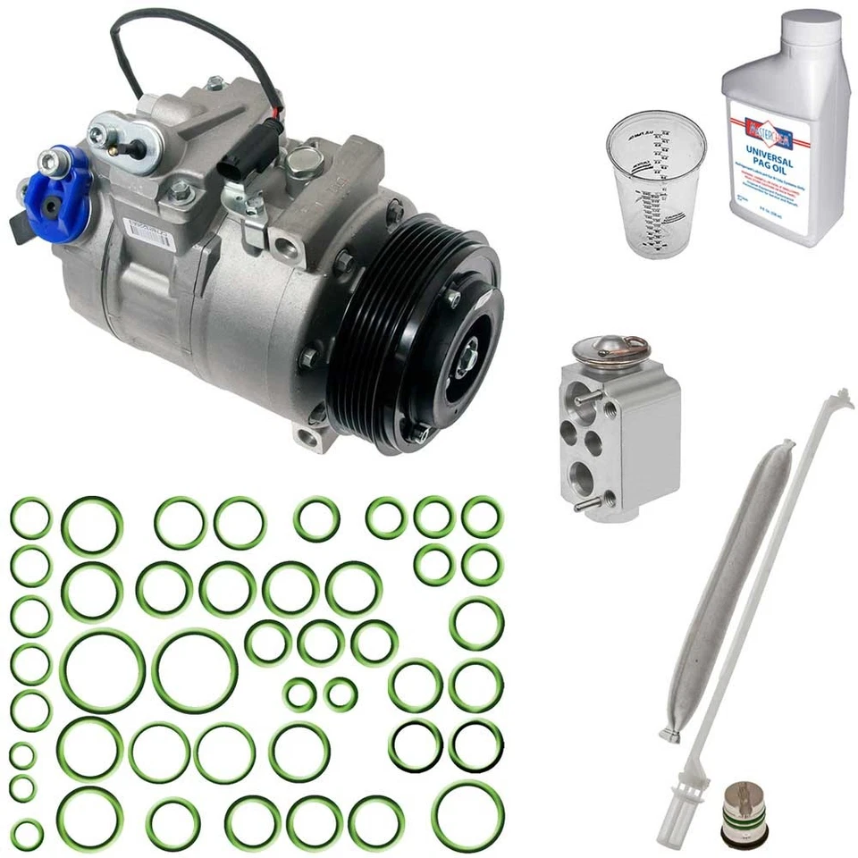 Compresor de aire acondicionado Omega con kit de reparación de aire acondicionado para BMW 328xi M3 Foto 1 de 1