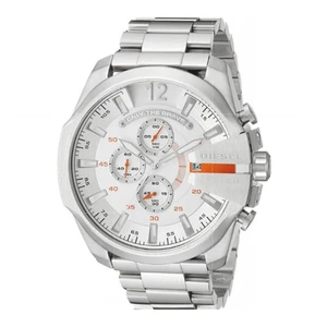 Reloj de pulsera Diesel Mega Chief cronógrafo de acero para hombre DZ4328 - Imagen 1 de 10