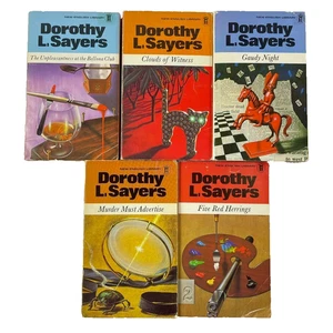 Dorothy L Sayers Mystery Collection 5 Books - Murder Must Advertise, Clouds of W - Picture 1 of 9