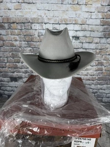 Sombrero de Vaquero Occidental STETSON 4X Beaver "The Open Road" Talla Casi Como Nuevo! 6 5/8 -C - Imagen 1 de 19