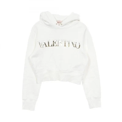 Valentino Sudadera con Capucha 1B3MF18V7CK Algodón Blanco Usado Mujer Talla S Foto 1 de 4