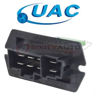 UAC Front HVAC Blower Motor Resistor for 2001-2002 Chrysler Grand Voyager - wd Foto 1 de 4