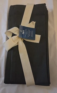 NEW Pier 1 Imports Set (4) Solid Gray Cloth Table Napkins 20"×20" - Picture 1 of 2
