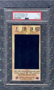 SUPER BOWL XXIX Ticket 49ers Chargers 1-29-1995 Steve Young MVP PSA 3 Jerry Rice - Picture 1 of 4