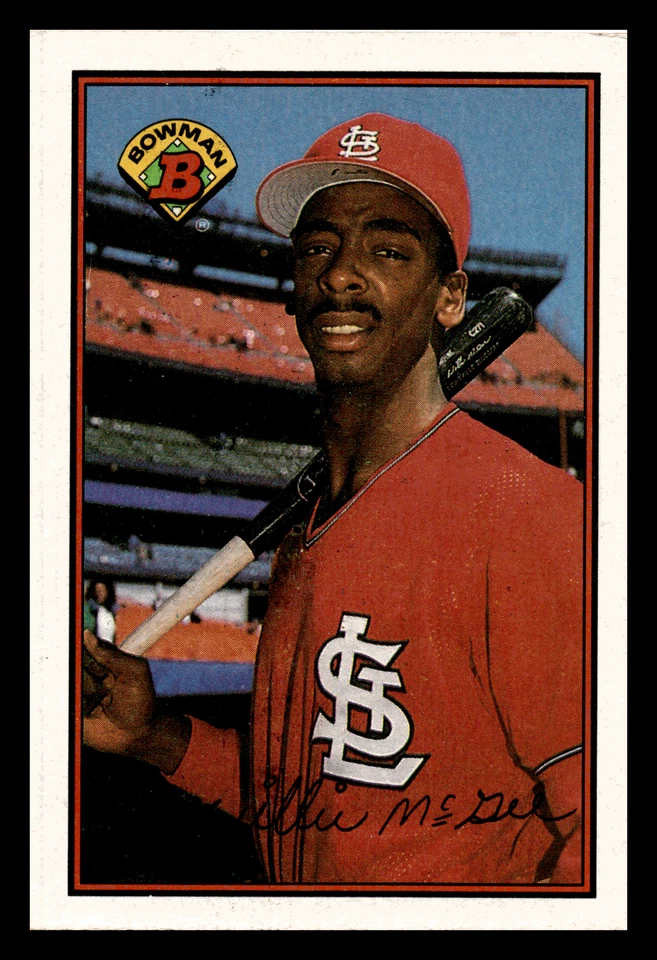 1989 Bowman Willie McGee  St. Louis Cardinals #442 Near Mint NM - Image 1 of 2