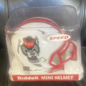 Nc State Wolfpack NCAA Riddell Speed Flex Mini Helmet Brand New in the Package! - Picture 1 of 5