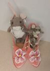 Charming Tails Plush Mom, You’re Beautiful Mouse Mice Kids High Heels Pearls NEW