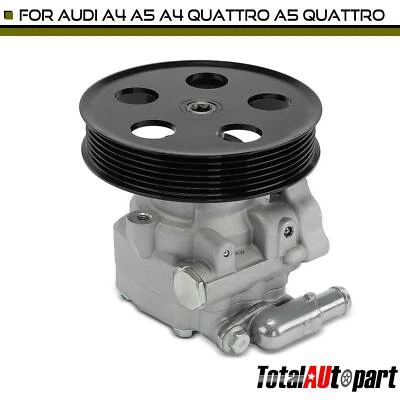 New Power Steering Pump with Pulley for Audi A4 2010-2012 A5 Quattro 10-12 2.0L - Image 1 of 4