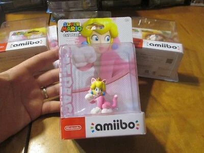 CAT PEACH AMIIBO SERIES SUPER MARIO NINTENDO SWITCH 3DS WII U NEW US EDITION - Image 1 of 3
