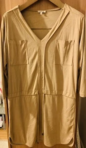 Wi&CO velour tunic beige size L - Picture 1 of 5