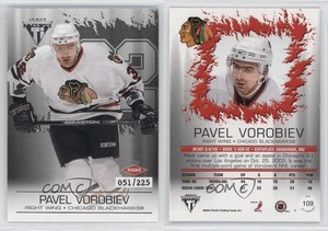 2003-04 Pacific Private Stock Titanium /225 Pavel Vorobiev #109 Rookie RC