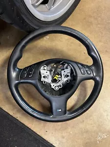 2001 2002 2003 2004 2005 2006 BMW E46 M3 E39 M5 M Sport Steering Wheel - Picture 1 of 6
