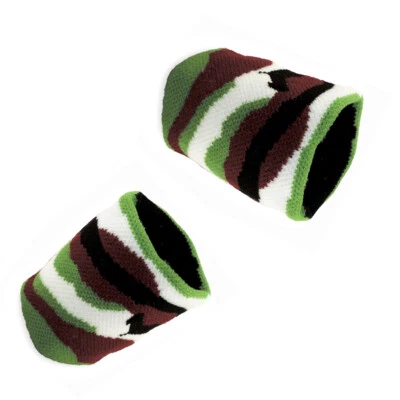 Two (2) Camouflage Camo Terrycloth Wristband Sweatbands - Image 1 of 3