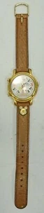Vintage LORUS Messing Disney Mickey Mouse Lederband Uhr Memorabilia - Bild 1 von 3