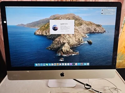 Apple iMac Late 2013 27” Intel Core i5 3.20GHz 8GB RAM 1TB HDD macOs Catalina - Image 1 of 4