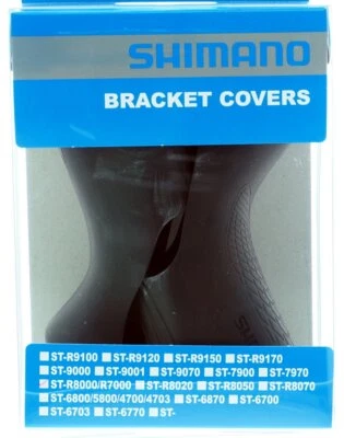 Shimano Ultegra ST-R8000 105 ST-R7000 Bracket Cover Set Shifter Lever Hood Black - Image 1 of 2