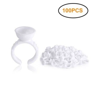 Soporte de anillos de pegamento para extensión de pestañas - Imagen 1 de 10