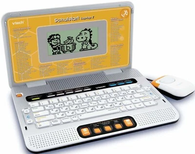 Vtech® Kindercomputer SCHOOL & GO Schulstart Laptop E - orange 160 Lernspiele - Bild 1 von 3