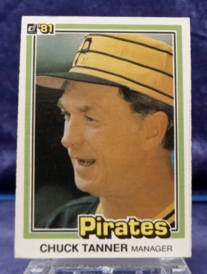 1981 Donruss #257 - Chuck Tanner Mgr. - Pittsburgh Pirates - Excellent - Image 1 of 2