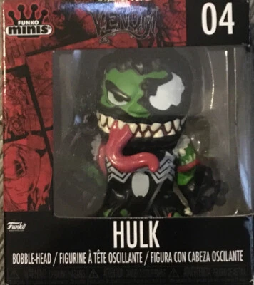 Funko Minis Marvel Venom #04 HULK Bobble-Head Figure New In Box - Image 1 of 4