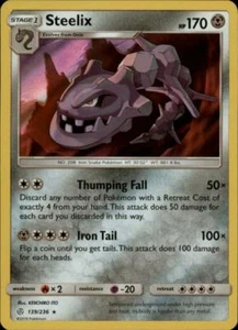 2x (SM12-139) Steelix (Rare Holo) Pokemon Cosmic Eclipse Card # 139 - Picture 1 of 1