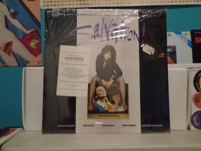 SALVATION-Soundtrack-Vinyl LP-New, Sealed-New Order, Cabaret Voltaire-1988 Giant - Image 1 of 2