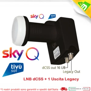 LNB dCSS SCR ILLUMINATORE OCCHIO CONVERTITORE 16UB CON 1 LEGACY - Foto 1 di 1