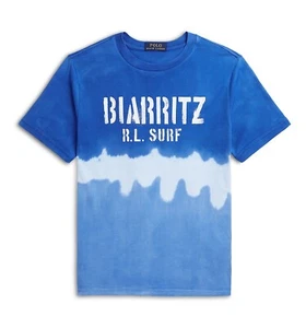 Polo Ralph Lauren Boys Tie Dyed Cotton Jersey Graphic Tee Little & Big Kid Blue - Picture 1 of 4
