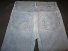 Diesel Kuratt Jeans Sz 32 X 29 Relaxed Fit Distressed Italy Wash 80p 100% Cotton