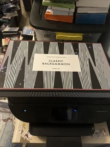 Classic Backgammon Game Set Silver One International NEW - Picture 1 of 3