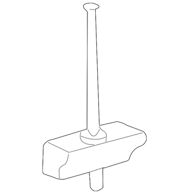 Genuine Ford Battery Hold Down Bolt 6C2Z-10756-A - Image 1 of 3