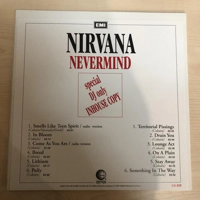 Nirvana - nevermind Promo Vinyl LP im grauen Vinyl TOP Zustand! - Bild 1 von 3